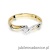 Pierścionek W211 Diament 0,08ct żółte złoto
