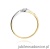 Pierścionek W211 Diament 0,10ct żółte złoto