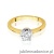 Pierścionek W220B Diament 0,50ct żółte złoto