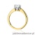 Pierścionek W220B Diament 0,50ct żółte złoto