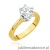 Pierścionek W220B Diament 0,70ct żółte złoto