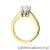 Pierścionek W220B Diament 1,00ct żółte złoto