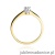 Pierścionek W220 Diament 0,10ct żółte złoto