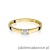 Pierścionek W221 Diament 0,08ct żółte złoto