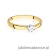 Pierścionek W222T Diament 0,01ct żółte złoto