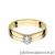 Pierścionek W222 Diament 0,04ct żółte złoto