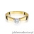 Pierścionek W223B Diament 0,25ct żółte złoto