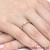 Pierścionek W223 Diament 0,08ct żółte złoto