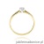 Pierścionek W223 Diament 0,10ct żółte złoto