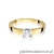 Pierścionek W225B Diament 0,25ct żółte złoto