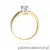 Pierścionek W225B Diament 0,25ct żółte złoto