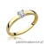 Pierścionek W225 Diament 0,08ct żółte złoto