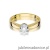 Pierścionek W228 Diament 0,30ct żółte złoto