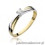 Pierścionek W230 Diament 0,10ct żółte złoto