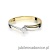 Pierścionek W231 Diament 0,10ct żółte złoto
