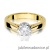 Pierścionek W234 Diament 1,00ct żółte złoto