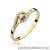 Pierścionek W237 Diament 0,04ct żółte złoto