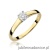 Pierścionek W239 Diament 0,20ct żółte złoto