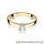 Pierścionek W239 Diament 0,20ct żółte złoto