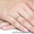 Pierścionek W239 Diament 0,20ct żółte złoto