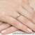 Pierścionek W240 Diament 0,20ct żółte złoto