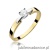 Pierścionek W241 Diament 0,20ct żółte złoto