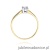 Pierścionek W242 Diament 0,20ct żółte złoto