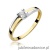 Pierścionek W246 Diament 0,12ct żółte złoto