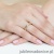 Pierścionek W248 Diament 0,10ct żółte złoto