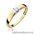 Pierścionek W249 Diament 0,10ct żółte złoto