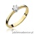 Pierścionek W256 Diament 0,15ct żółte złoto