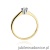 Pierścionek W256 Diament 0,15ct żółte złoto