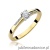 Pierścionek W258 Diament 0,15ct żółte złoto