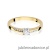 Pierścionek W258 Diament 0,15ct żółte złoto