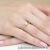 Pierścionek W267 Diament 0,30ct żółte złoto