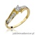 Pierścionek W269 Diament 0,05ct żółte złoto