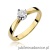 Pierścionek W293 Diament 0,20ct żółte złoto