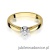 Pierścionek W293 Diament 0,20ct żółte złoto