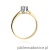 Pierścionek W293 Diament 0,20ct żółte złoto
