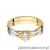 Pierścionek W340 Diament 0,12ct żółte złoto