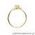 Pierścionek W340 Diament 0,12ct żółte złoto