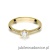 Pierścionek W387 Diament 0,23ct żółte złoto