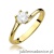 Pierścionek W423 Diament 0,50ct żółte złoto