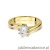 Pierścionek W423 Diament 0,50ct żółte złoto