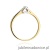Pierścionek W435 Diament 0,10ct żółte złoto