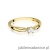 Pierścionek W469 Diament 0,02ct żółte złoto