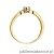 Pierścionek W469 Diament 0,02ct żółte złoto