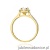 Pierścionek W477 Diament 0,30ct żółte złoto