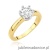 Pierścionek W482 Diament 0,70ct żółte złoto
