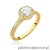 Pierścionek W508 Diament 0,70ct żółte złoto